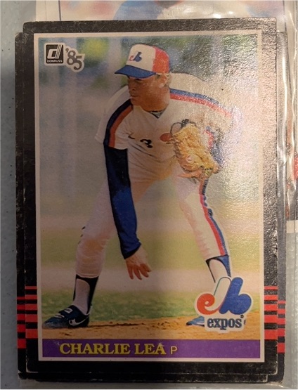 1985 Donruss #177 Charlie Lea — front