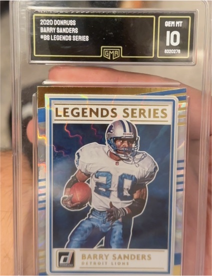 2020 Donruss #BS Legends Series Barry Sanders — front