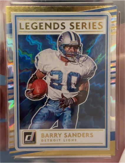 2020 Donruss Legends Series #LS-BS Barry Sanders — front