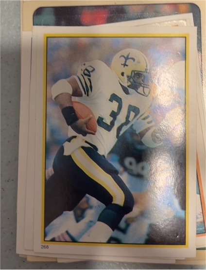 1985 Topps Sticker #268 George Rogers — front