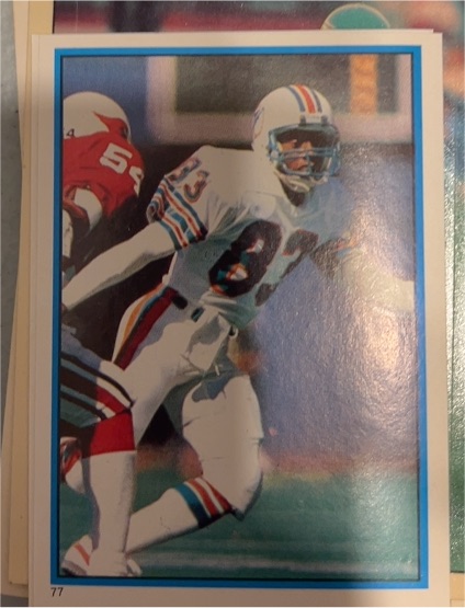 1985 Topps #77 Mark Clayton — front