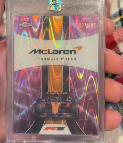 2025 Topps Chrome Formula 1 McLaren Formula 1 Team #176 — front