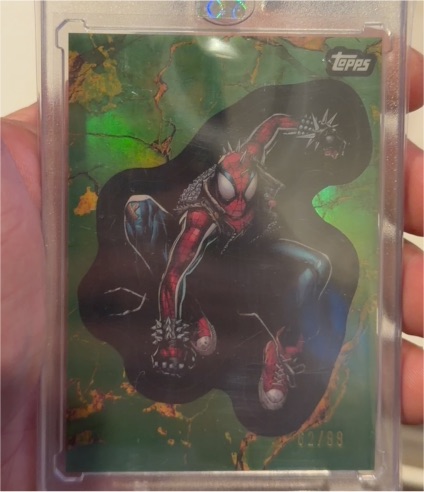 2025 Topps Marvel Comic Book Heroes 1975 Anniversary #144 Spider-Punk — front
