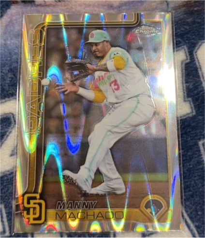 2025 Topps Chrome #215 Manny Machado — front