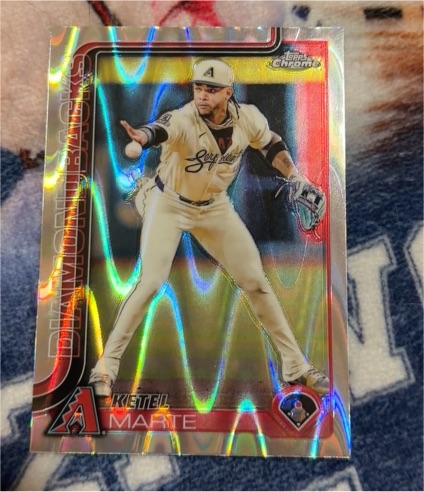 2025 Topps Chrome #272 Ketel Marte — front