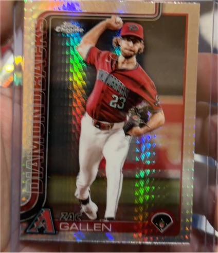 2025 Topps Chrome #4 Zac Gallen — front