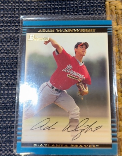 2002 Bowman #239 Adam Wainwright — front