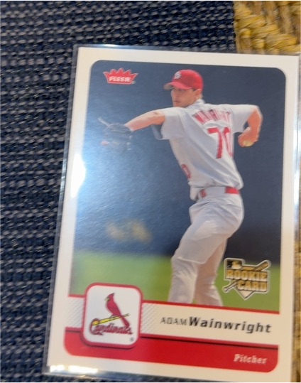 2006 Fleer #87 Adam Wainwright — front