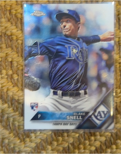 2016 Topps Chrome #181 Blake Snell RC — front