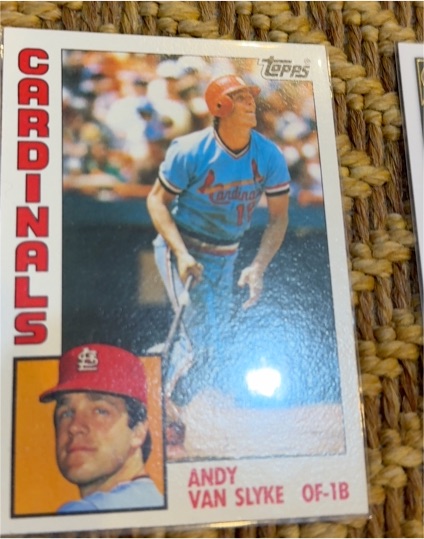 1984 Topps #206 Andy Van Slyke — front