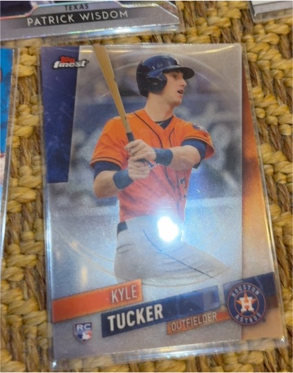 2019 Topps Finest #3 Kyle Tucker Rookie Card — front