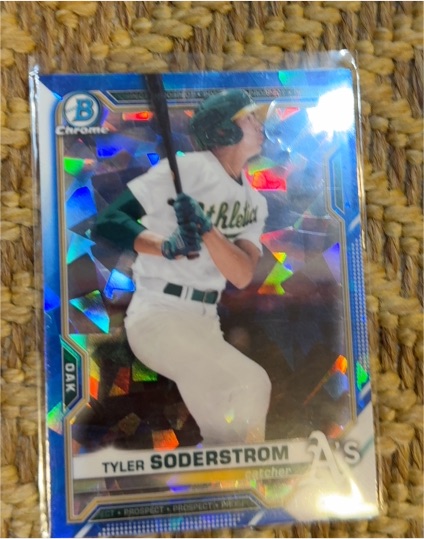 2021 Bowman Chrome #BCP-51 Tyler Soderstrom — front