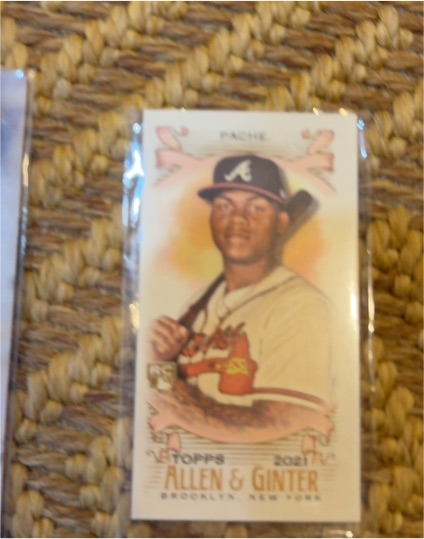 2021 Topps Allen & Ginter #70 Cristian Pache — front