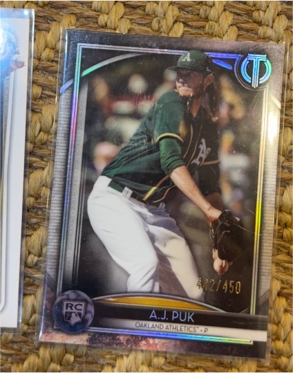 2020 Topps Tribute #20R-AP A.J. Puk — front