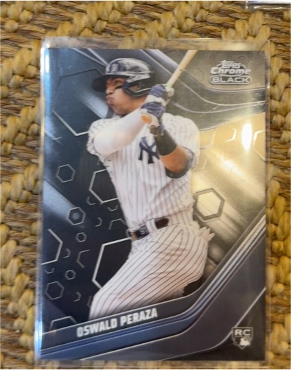 2023 Topps Chrome Black #40 Oswald Peraza — front
