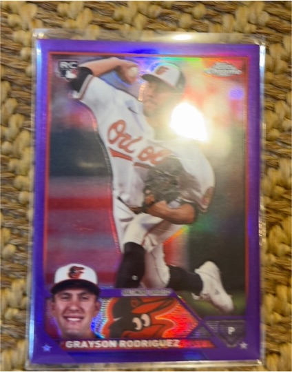 2023 Topps Chrome Update #USC98 Grayson Rodriguez Rookie — front