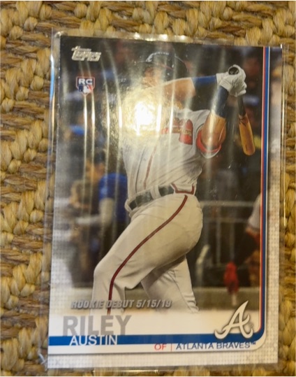 2019 Topps Update #US252 Austin Riley Rookie Debut — front