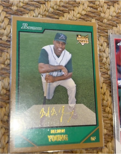 2007 Bowman #201 Delmon Young — front
