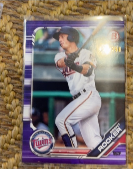 2019 Bowman Draft #BD-117 Brent Rooker — front