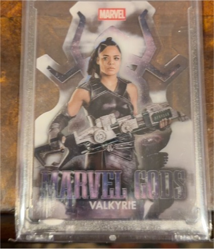 2025 Topps Marvel Studios Chrome Marvel Gods #MG-24 Valkyrie — front