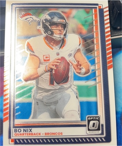 2025 Donruss Optic #31 Bo Nix — front