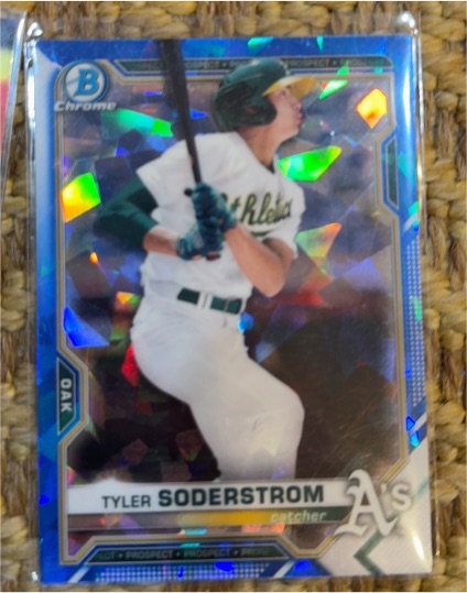 2021 Bowman Chrome Prospects #BCP-51 Tyler Soderstrom — front