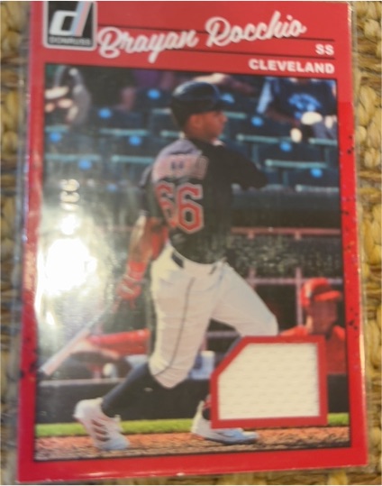 2023 Donruss 1990 Retro Materials #90M-BR Brayan Rocchio — front