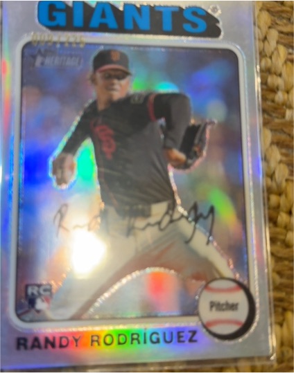 2024 Topps Heritage High Number #513 Randy Rodriguez — front