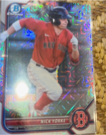 2022 Bowman Chrome Prospects #BCP-192 Nick Yorke — front