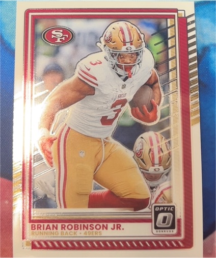 2025 Panini Donruss Optic #25 Brian Robinson Jr. — front