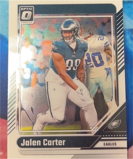 2024 Donruss Optic #163 Jalen Carter — front