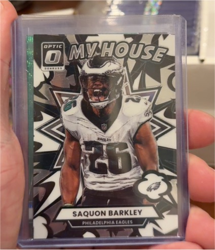 2025 Donruss Optic #7 Saquon Barkley My House — front
