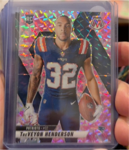 2025 Panini Mosaic #278 TreVeyon Henderson — front