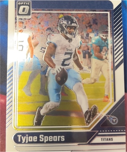 2024 Donruss Optic #191 Tyjae Spears — front