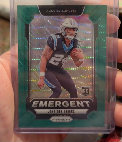 2024 Panini Prizm Emergent #9 Jonathon Brooks — front