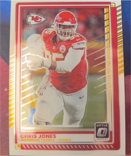 2025 Donruss Optic #106 Chris Jones — front