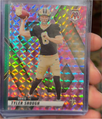 2025 Panini Mosaic #312 Tyler Shough — front