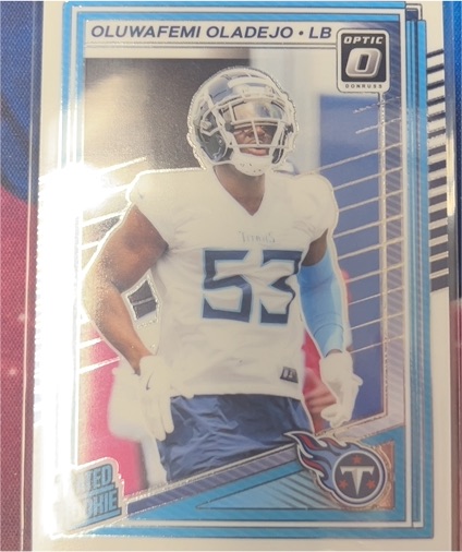 2025 Donruss Optic #280 Oluwafemi Oladejo — front
