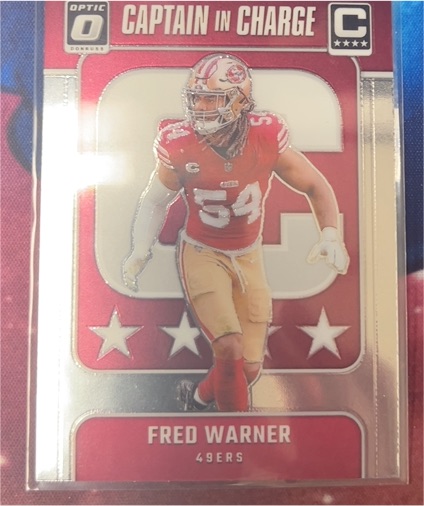 2024 Donruss Optic Captain In Charge #10 Fred Warner — front