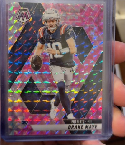 2025 Panini Mosaic #10 Drake Maye — front