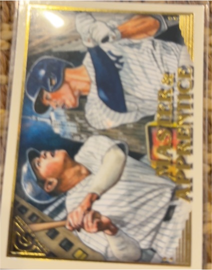 2019 Topps Gallery Master & Apprentice #MA-RJ Aaron Judge / Babe Ruth — front
