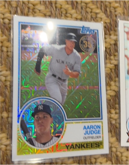 2018 Topps Chrome 35th Anniversary #35 Aaron Judge — front