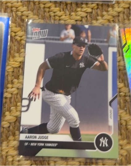 2024 Topps Now #Aaron Judge New York Yankees — front