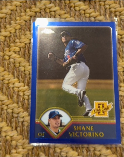 2003 Topps Chrome Traded & Rookies #T242 Shane Victorino — front