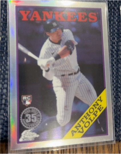 2023 Topps Chrome Update #88CU-17 Anthony Volpe 35th Anniversary — front