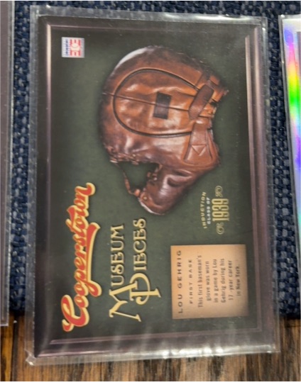 2012 Panini Cooperstown Museum Pieces #14 Lou Gehrig — front