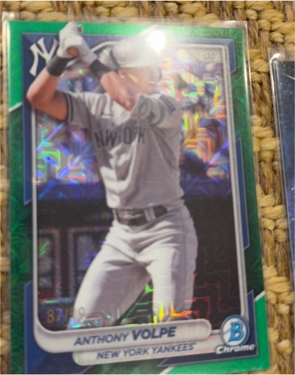 2024 Bowman Chrome #76 Anthony Volpe — front