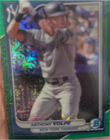 2024 Bowman Chrome #76 Anthony Volpe — front