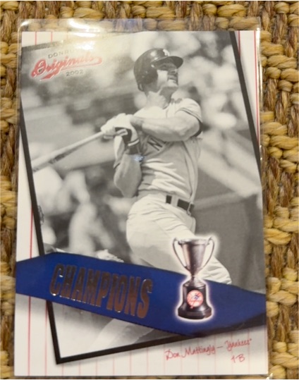 2002 Donruss Originals Champions #C-23 Don Mattingly — front