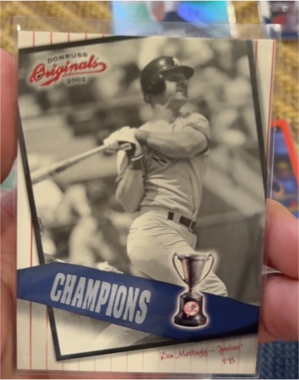 2002 Donruss Originals Champions #1B Don Mattingly — front